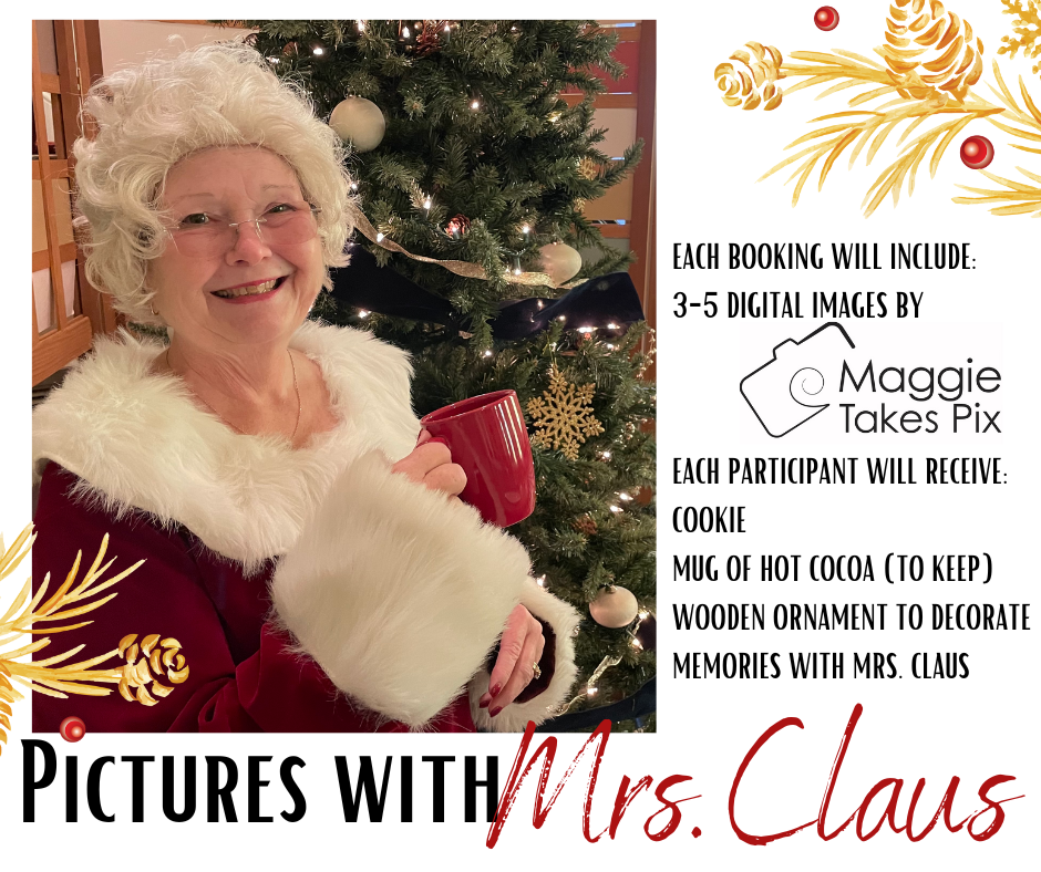Pictures with Mrs Claus