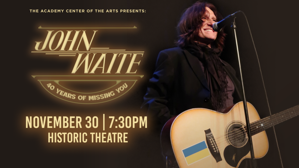 John Waite in the Historic Theatre
