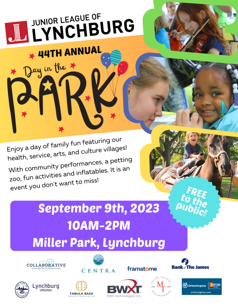 2023 Day in the Park - Junior League of Lynchburg