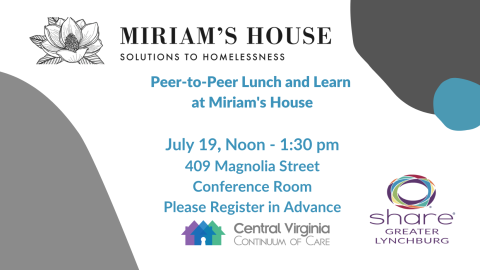 Peer to Peer lunch and learn_Miriam'sHouse