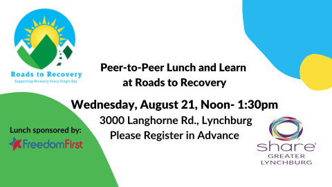 Roads to Recovery Lunch and Learn graphic