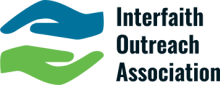 Interfaith Outreach Association logo (two hands with the words "Interfaith Outreach Association" to the side