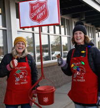 Salvation Army bell ringing photo