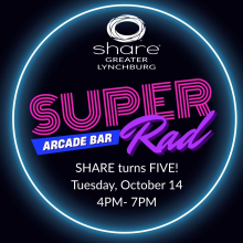 SHARE turns Five graphic