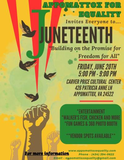 Appomattox for Equality Juneteenth 2025