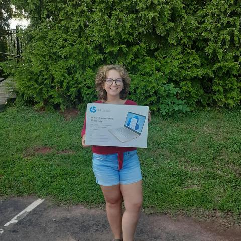 2022 Laptop for Scholar winner Lauran Campbell