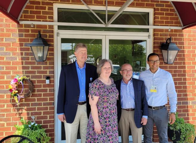 Open House celebrating Centra's donation of 130 Ambriar Court for Habitat offices &amp; Indoor Yardsale