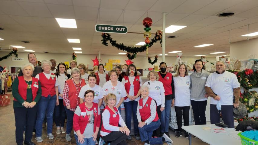 Some of our amazing volunteers at our 2022 Christmas program.