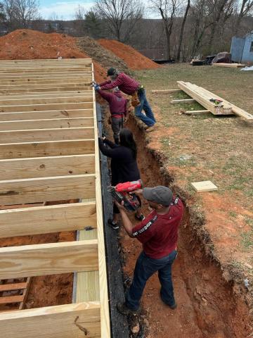 Volunteers on House #42