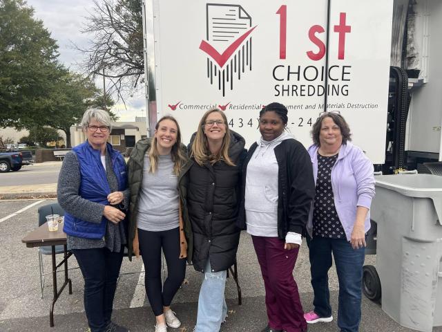 FLPL 2023-2024 Board Members at the Fall Shredding Event