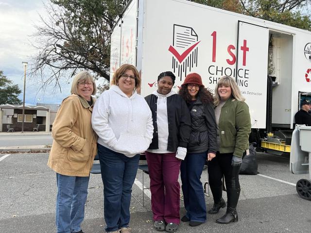 FLPL 2023-2024 Board Members at the Fall Shredding Event