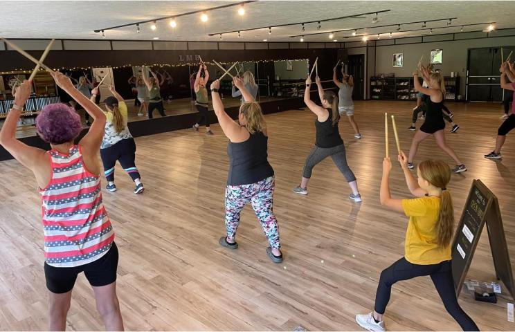 Encouraging, donation-based classes for all levels.