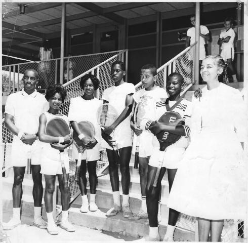 Ruth Langhorne and ATA Jr Development Players