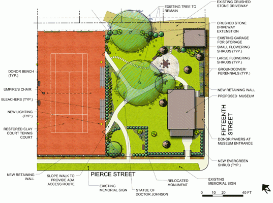 Site Plan for 1422 Pierce Street
