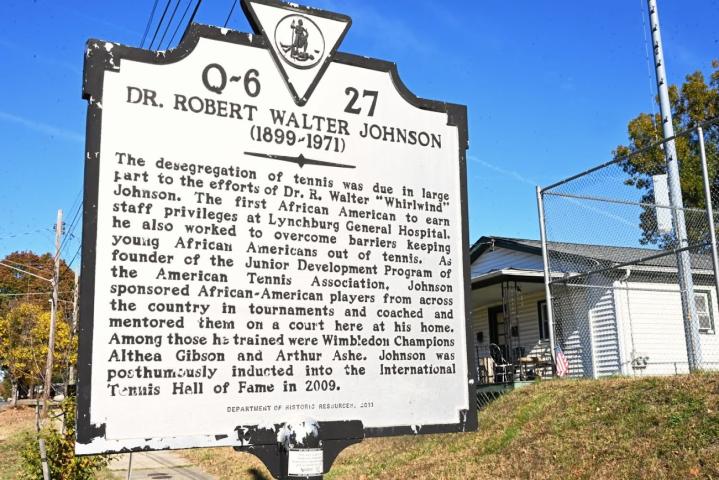 Historic Marker for Dr Robert W Johnson