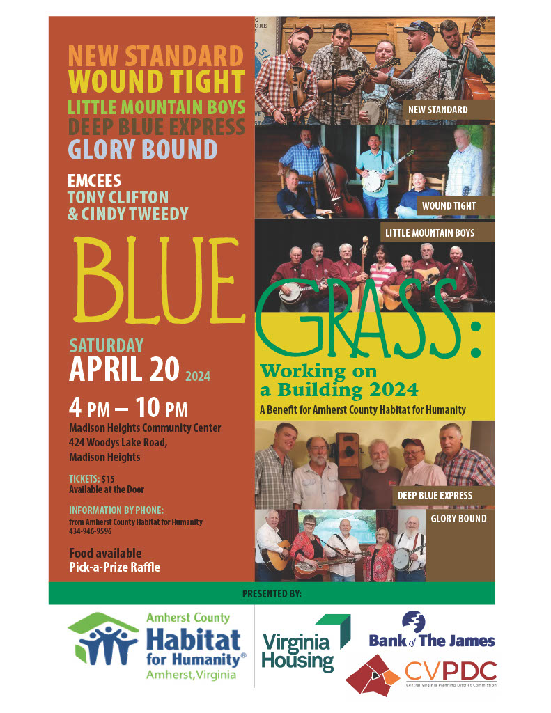 Amherst County Habitat for Humanity Bluegrass Festival 2024